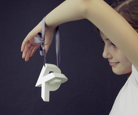 3D printed monogram by Mymo