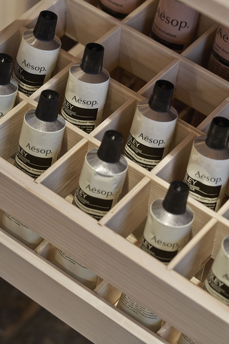 Aesop Marylebone shop interior by Studio KO