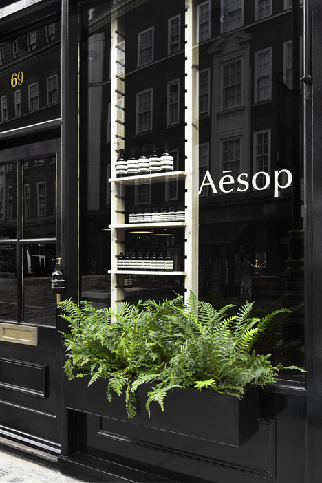 Aesop Marylebone shop interior by Studio KO