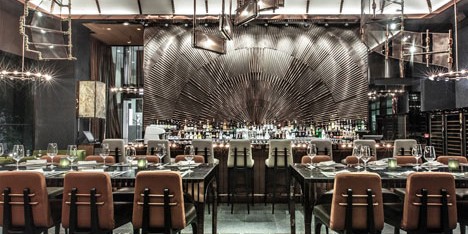 Ammo bar and restaurant in Hong Kong by Joyce Wang