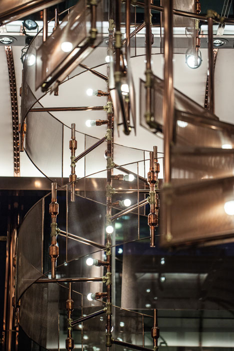 Ammo bar and restaurant in Hong Kong by Joyce Wang
