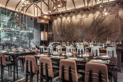 Ammo bar and restaurant in Hong Kong by Joyce Wang