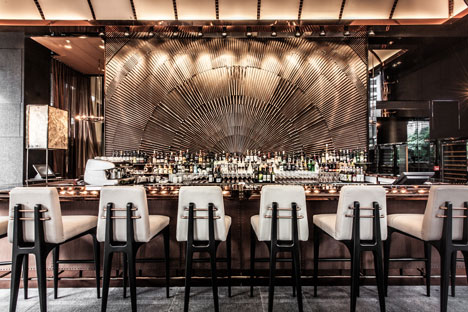 Ammo bar and restaurant in Hong Kong by Joyce Wang