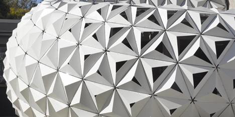 ArboSkin Bioplastics Facade Mock Up by ITKE