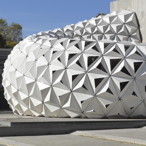 ArboSkin Bioplastics Facade Mock Up by ITKE