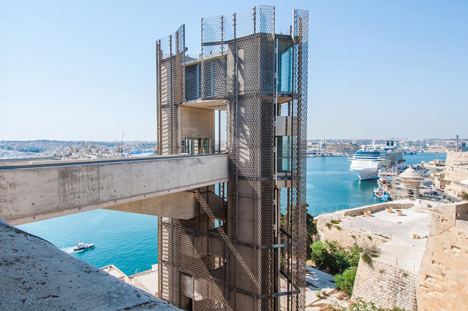 Barrakka Lift in Valletta, Malta, by Architecture Project Barrakka Lift in Valletta, Malta, by Architecture Project