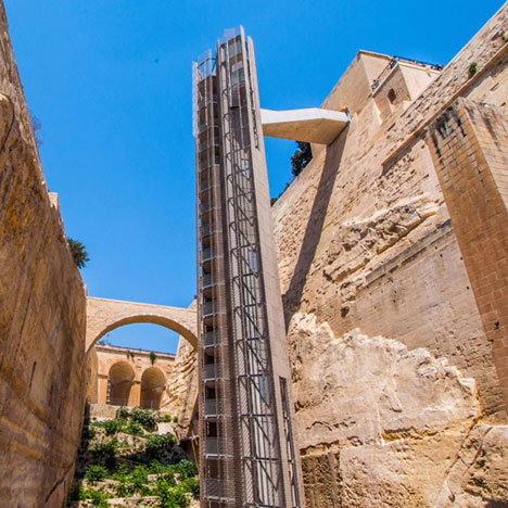Barrakka Lift in Valletta, Malta, by Architecture Project