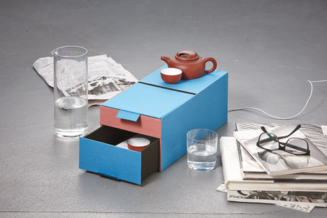 Bookbinder Shelf and bedroom furniture by Florian Hauswirth