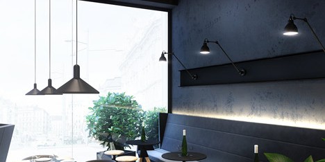 Hyper-realistic renderings of a proposed cafe in Ukraine