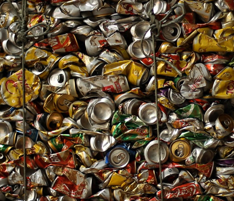 Can City aluminium furnace for Sao Paulo catadores by Studio Swine - crushed cans