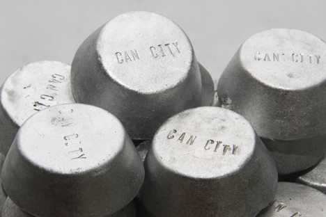 Can City aluminium furnace for Sao Paulo catadores by Studio Swine