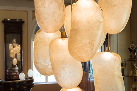 Formafantasma cow bladder lighting