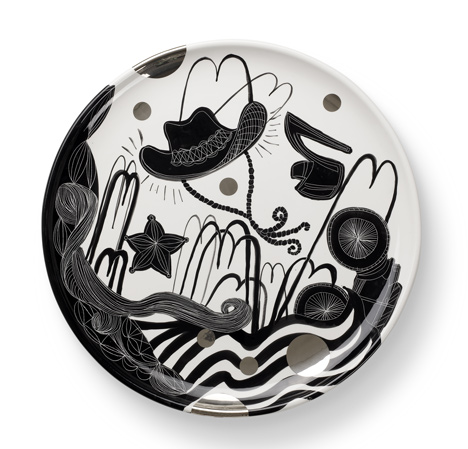 Americano Plate 6, 2012, by Jaime Hayón