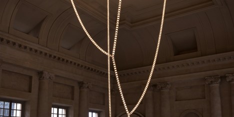 Gabriel Chandelier at the Chateau de Versailles by Ronan and Erwan Bouroullec