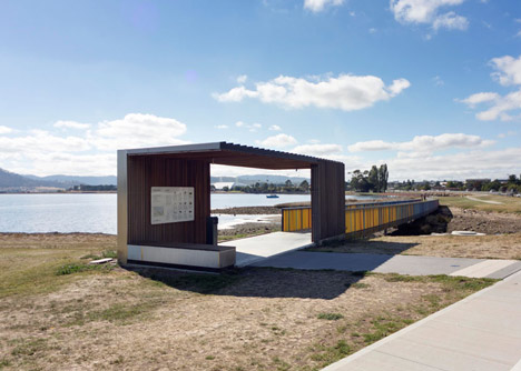 GASP! by Room 11 is a sequence of riverside pavilions and boardwalks