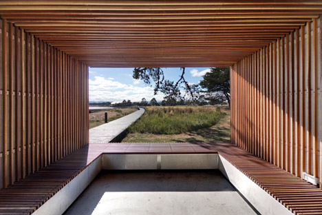 GASP! by Room 11 is a sequence of riverside pavilions and boardwalks