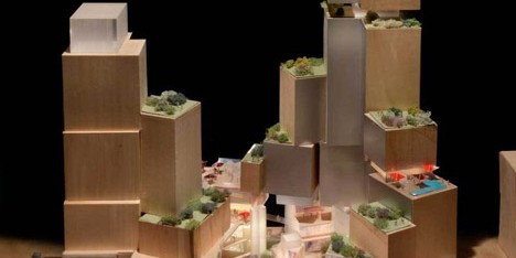 Gehry presents new proposal for site opposite his Walt Disney Concert Hall