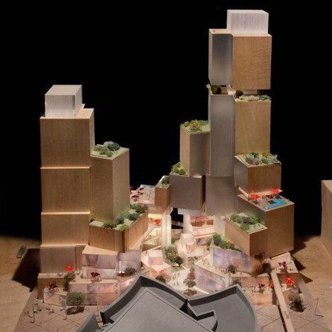 Gehry presents new proposal for site opposite his Walt Disney Concert Hall