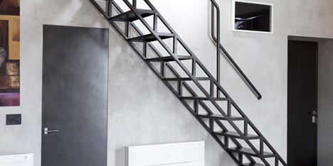 House with an iron staircase by Roberto Murgia and Valentina Ravara