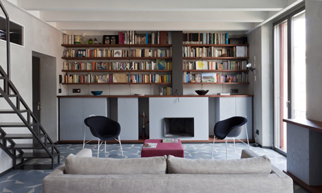 House with an iron staircase by Roberto Murgia and Valentina Ravara