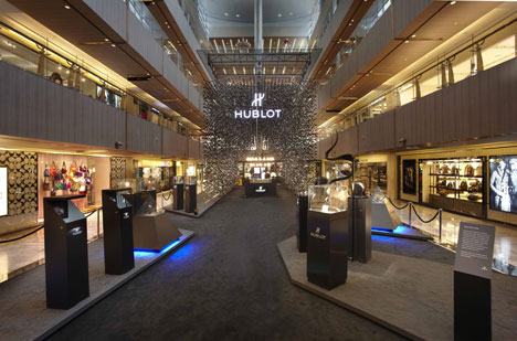 Hublot pop-up store by Asylum Creative