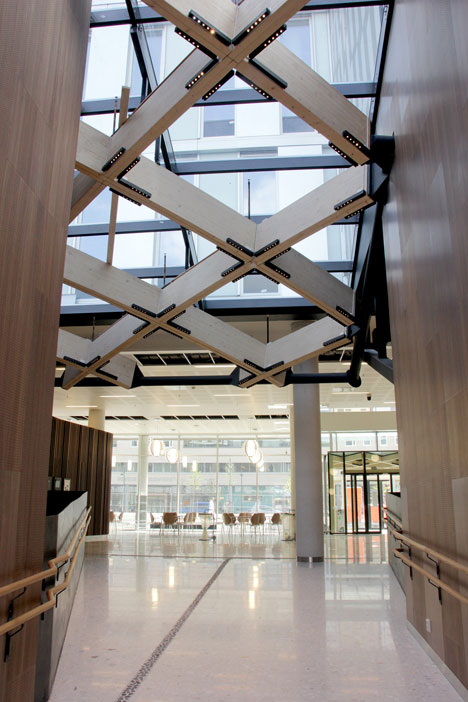Knowledge Cente at St Olavs Hospital in Trondheim , Norway, by Ratio Architects and Nordic Office of Architecture