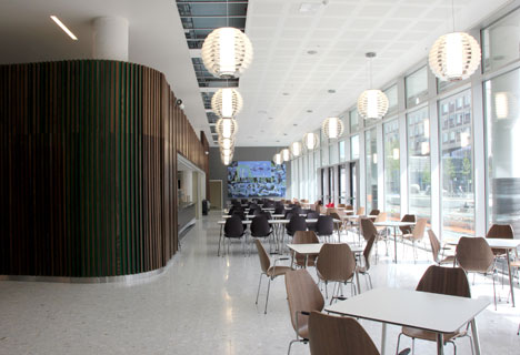 Knowledge Cente at St Olavs Hospital in Trondheim , Norway, by Ratio Architects and Nordic Office of Architecture