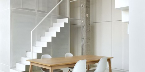 Loft apartment in Brussels by adn architectures