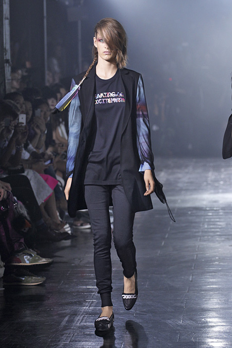 Meaningless Excitement SS14 collection by Y-3 and Peter Saville