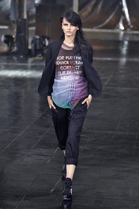 Meaningless Excitement SS14 collection by Y-3 and Peter Saville
