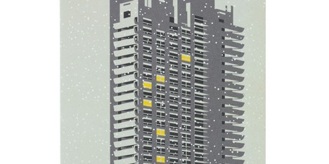 Modernist London Christmas cards Barbican Dezeen competition