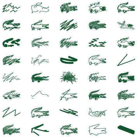 Peter Saville holiday collector polo shirts for Lacoste