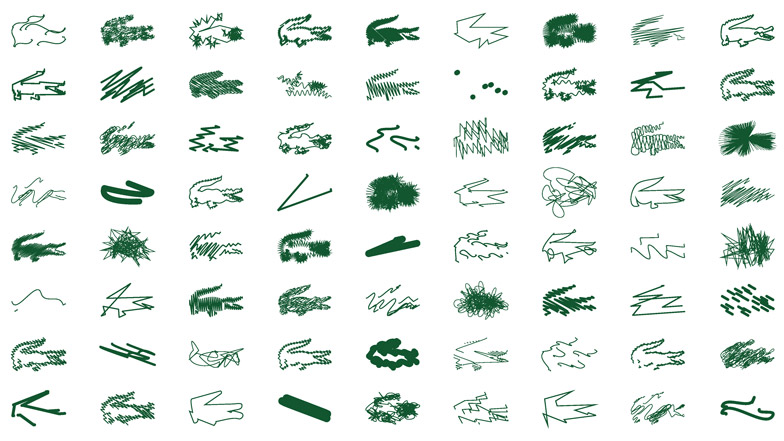 Peter Saville holiday collector polo shirts for Lacoste