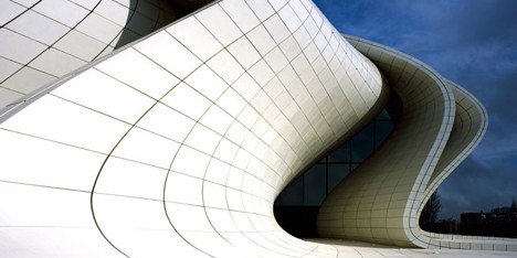 Heydar Aliyev Centre by Zaha Hadid photographed by Hélène Binet