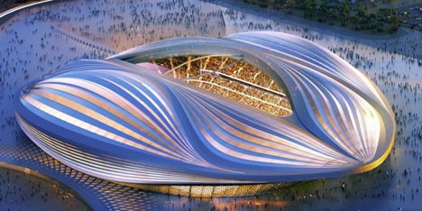 Zaha Hadid unveils design for Qatar 2022 World Cup stadium
