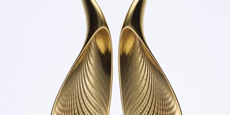 Ross Lovegrove 3D-printed gold jewellery