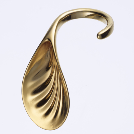 Ross Lovegrove 3D-printed gold jewellery