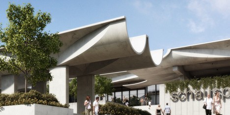 Schauspielhaus by Jørn Utzon for Zurich virtually constructed in realisticc renders by Virtual Design Unit