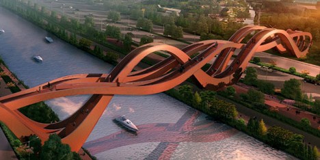 Sinuous structure by NEXT architects wins Chinese bridge competition