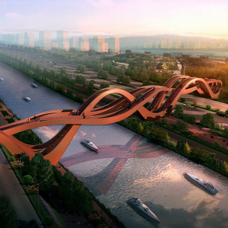 Sinuous structure by NEXT architects wins Chinese bridge competition