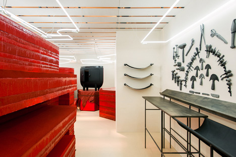 Studio Toogood installation for Hermes Petit h