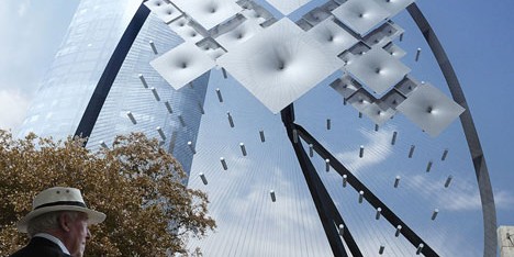 Surya sunlight-responsive sculpture by REX and Front