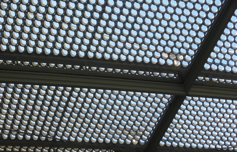 Oculi in the roof of the Nasher Sculpture Centre