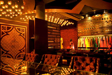 Tashya bridal wear store in Chandigarh, India, by Charged Voids