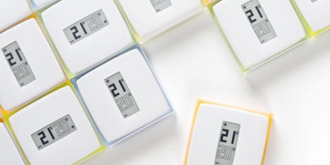 Thermostat controlled using a smartphone by Philippe Starck for Netatmo