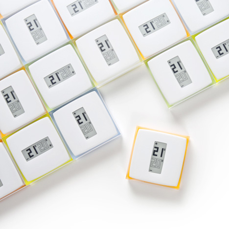 Thermostat controlled using a smartphone by Philippe Starck for Netatmo