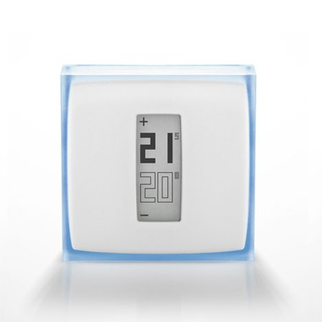 Thermostat controlled using a smartphone by Philippe Starck for Netatmo