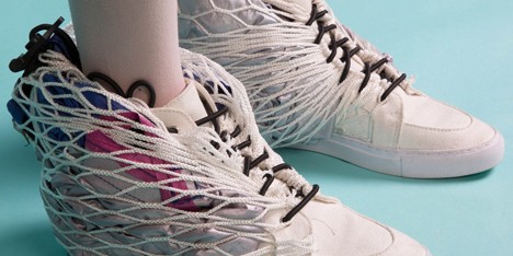 Walking Shelter tent stored in shoes by Sibling