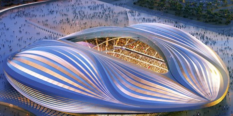 Yonic architecture: Zaha Hadid's Al Wakrah stadium in Qatar