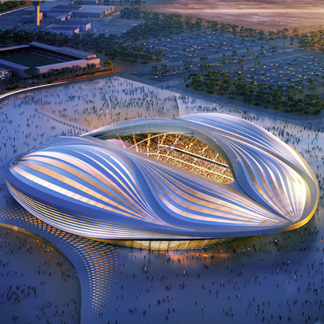 Yonic architecture: Zaha Hadid's Al Wakrah stadium in Qatar